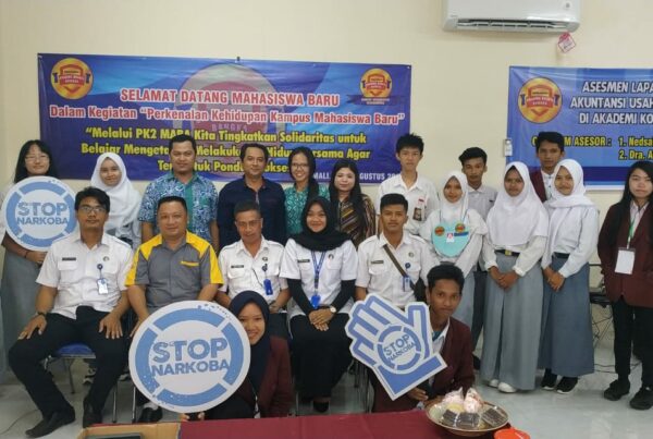 sosialisasi bahaya narkoba kepada mahasiswa akademi komunitas dharma bakti bangka