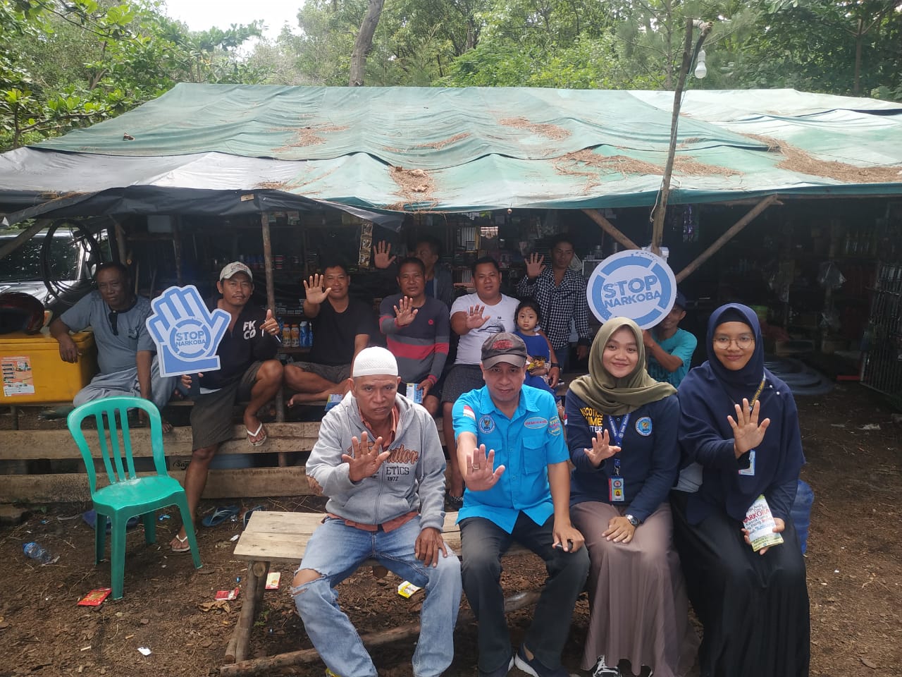 BERIKAN SOSIALIASI DI HARI LIBUR, BNN BANGKA TUAI APRESIASI
